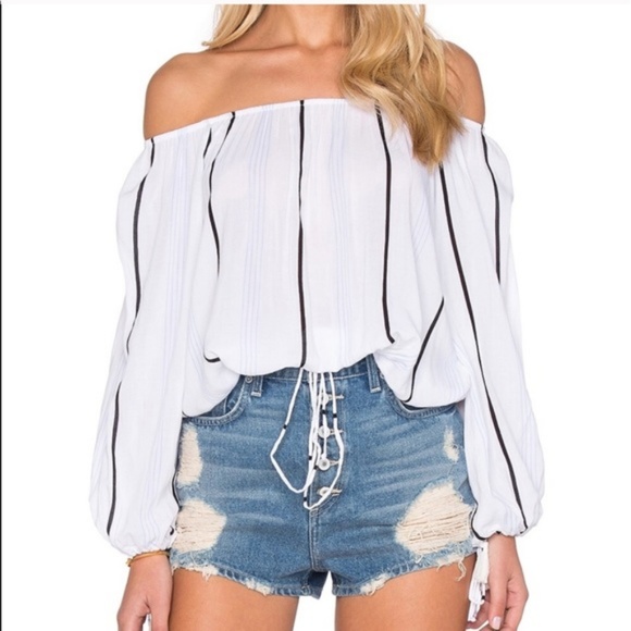 Faithfull the Brand Tops - Faithfull the Brand Cult Top with Drawstrings